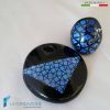 Parure Estrusa Dicroico Tondo con anello e collana in vetro di Murano - La Fondazione snc - PARU0061