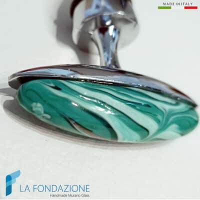 Cavatappi Fenicio Menta con avventurina - La Fondazione snc - SCREW004