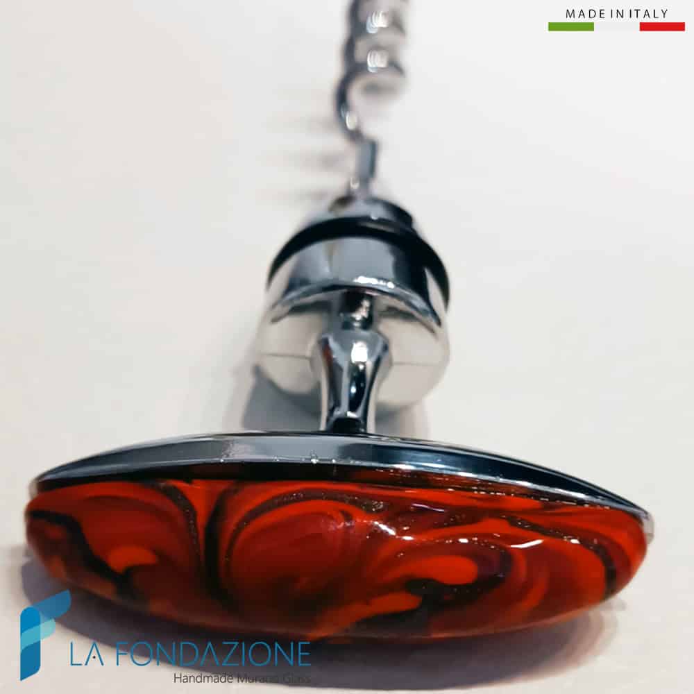 Cavatappi Fenicio Lava con avventurina - La Fondazione snc - SCREW005