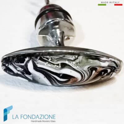 Cavatappi Fenicio Black con avventurina - La Fondazione snc - SCREW006