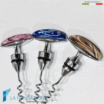 Tris Phoenician corkscrew with aventurine - La Fondazione snc - SCREW007