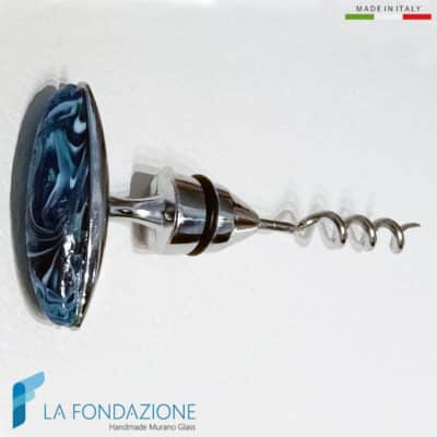 Cavatappi Fenicio Acqua con avventurina - La Fondazione snc - SCREW008