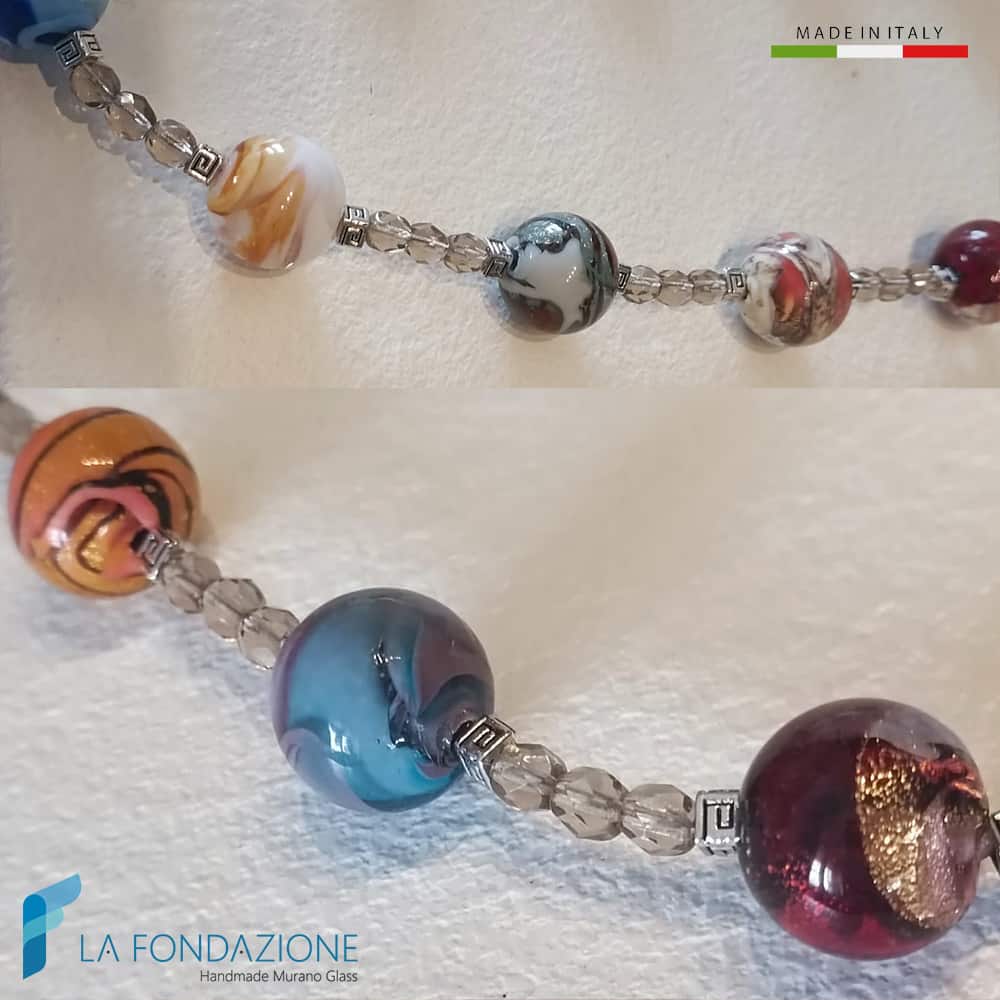 Sorrento Necklace with aventurine - La Fondazione snc - COLL0119