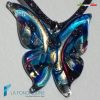 Nocturnal butterfly necklace handmade in Murano glass - COLL0120