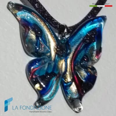 Collana Farfalla Nocturnal con avventurina