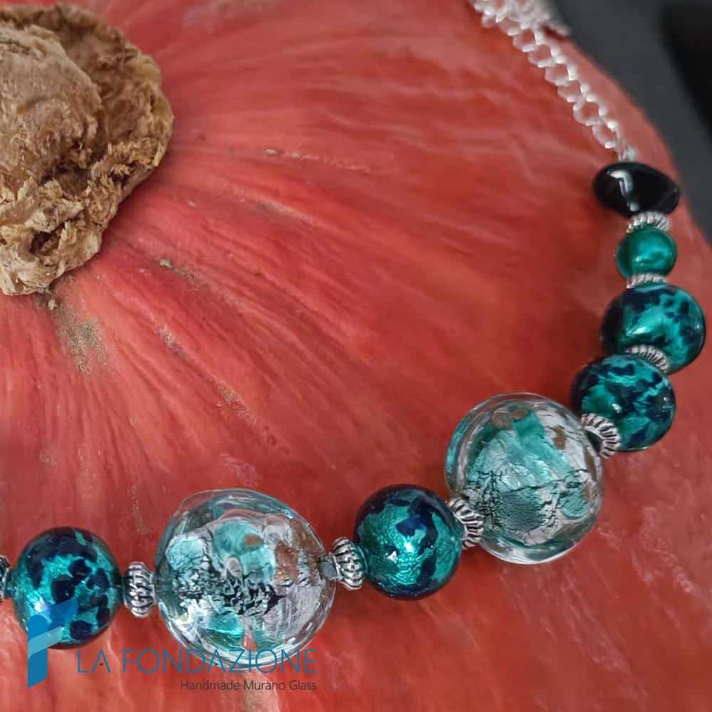 Marina Beach necklace with aventurine | La Fondazione snc | COLL0125
