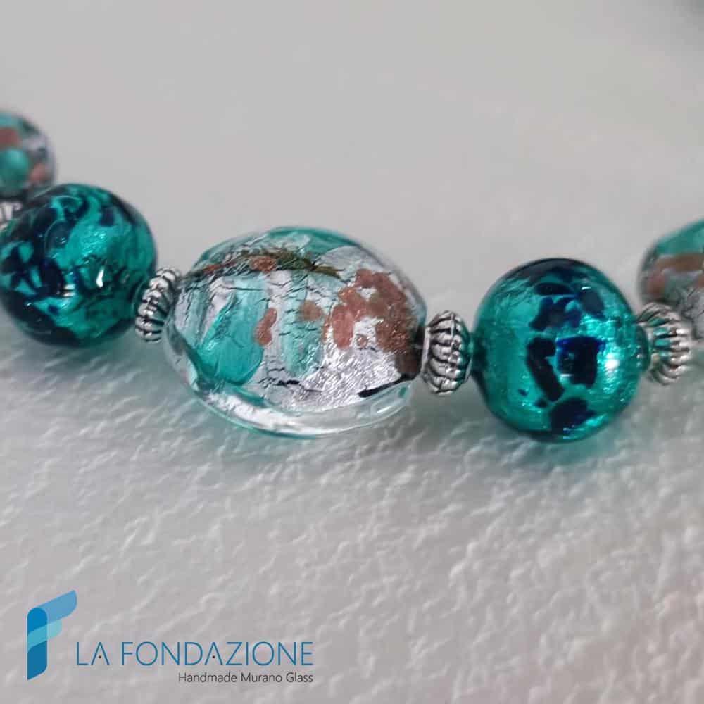 Marina Beach necklace with aventurine | La Fondazione snc | COLL0125