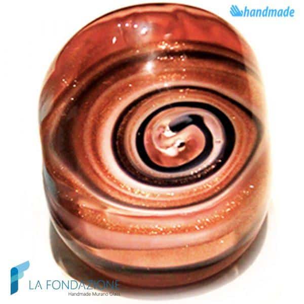 Vertigo band ring with aventurine | la Fondazione snc | RINGS0003