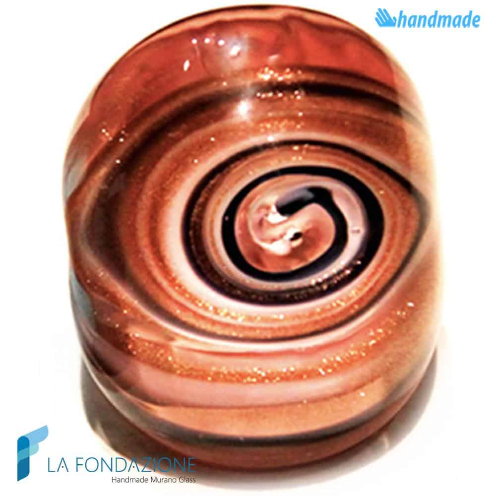 Vertigo band ring with aventurine | la Fondazione snc | RINGS0003