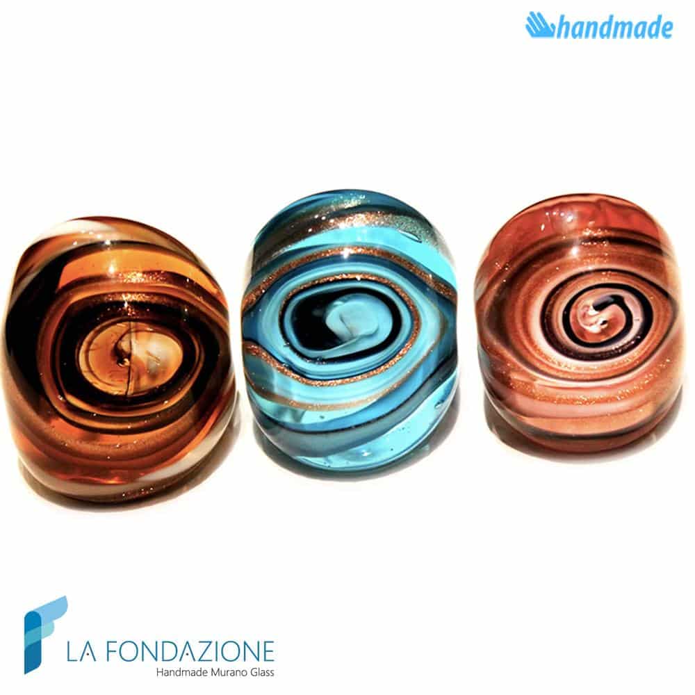 Vertigo band ring with aventurine | la Fondazione snc | RINGS0003
