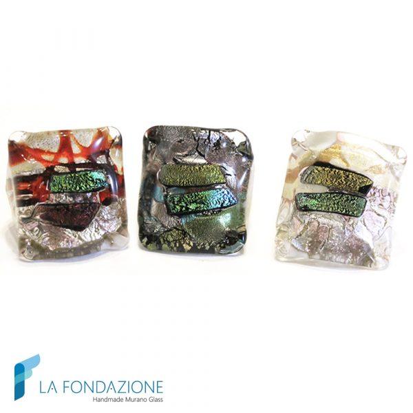 Silver dichroic band ring | La Fomndazione snc | RINGS0004