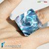 Vortex Cube Ring with Aventurine | La Fondazione snc | RINGS0005