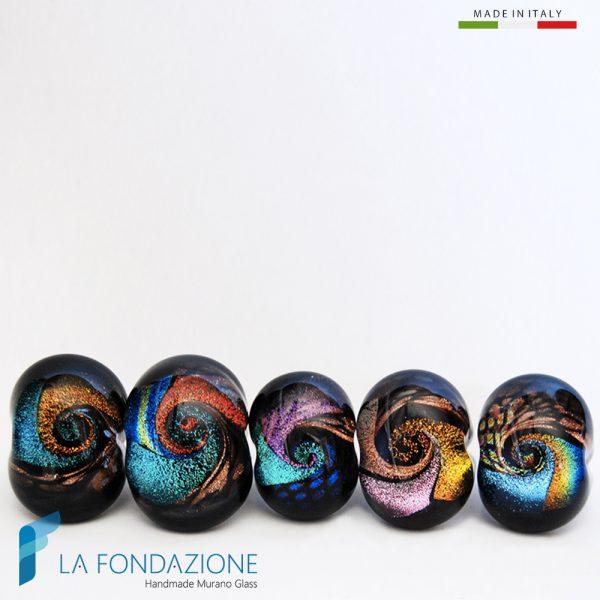 Dicroico Maxi Vortice Dark | la Fondazione snc | RINGS0008