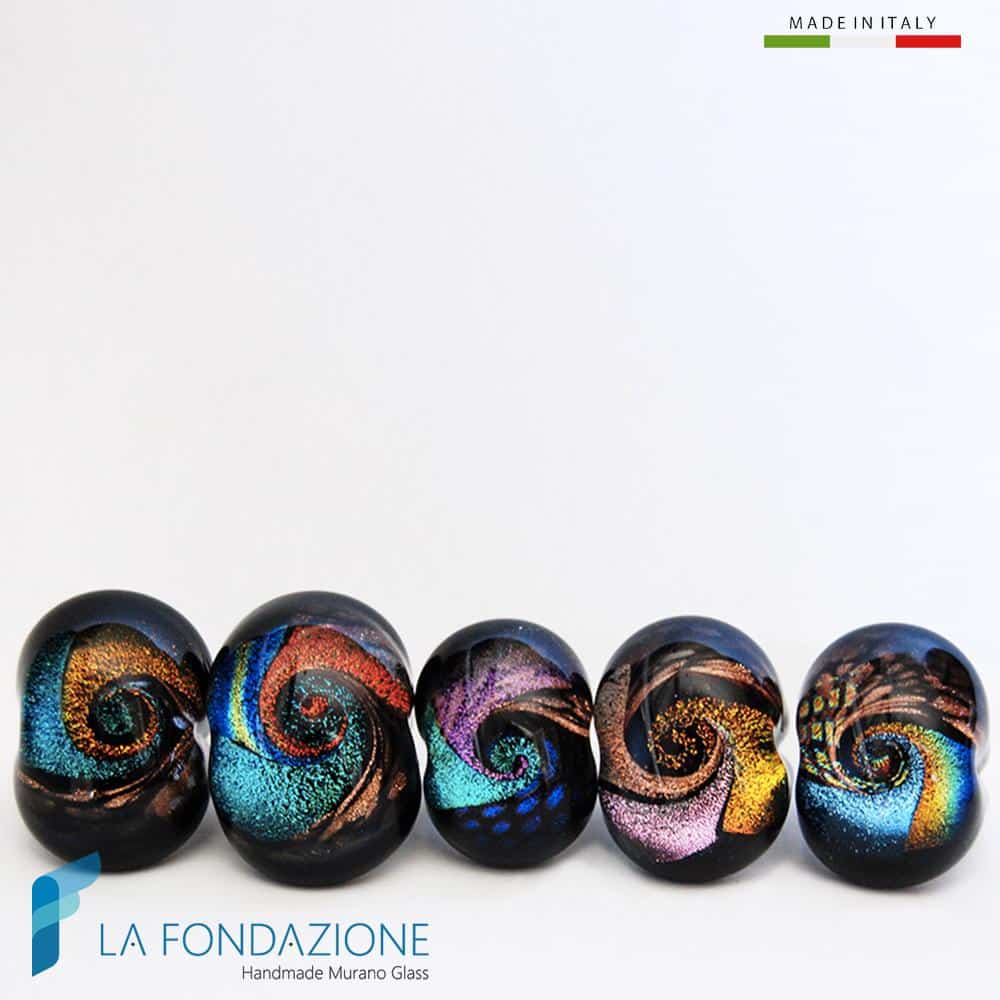 Dicroico Maxi Vortice Dark | la Fondazione snc | RINGS0008