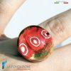 Murrine Disc ring with gold | La Fondazione snc | RINGS0010