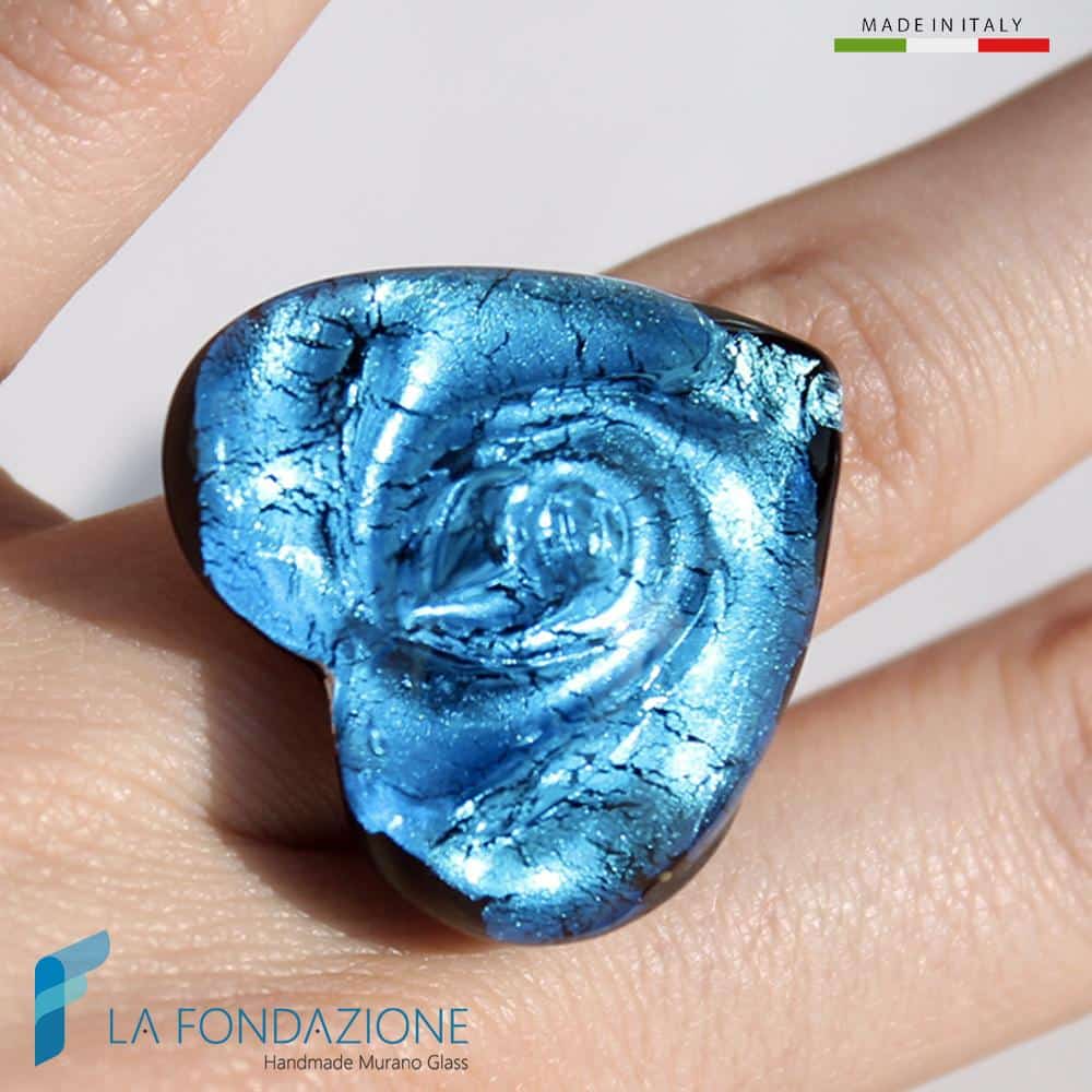 Adjustable heart band ring | La Fondazione snc | RINGS0011