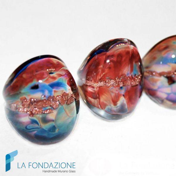 Round Chalcedony Ring with Aventurine | La Fondazione snc | RINGS0016