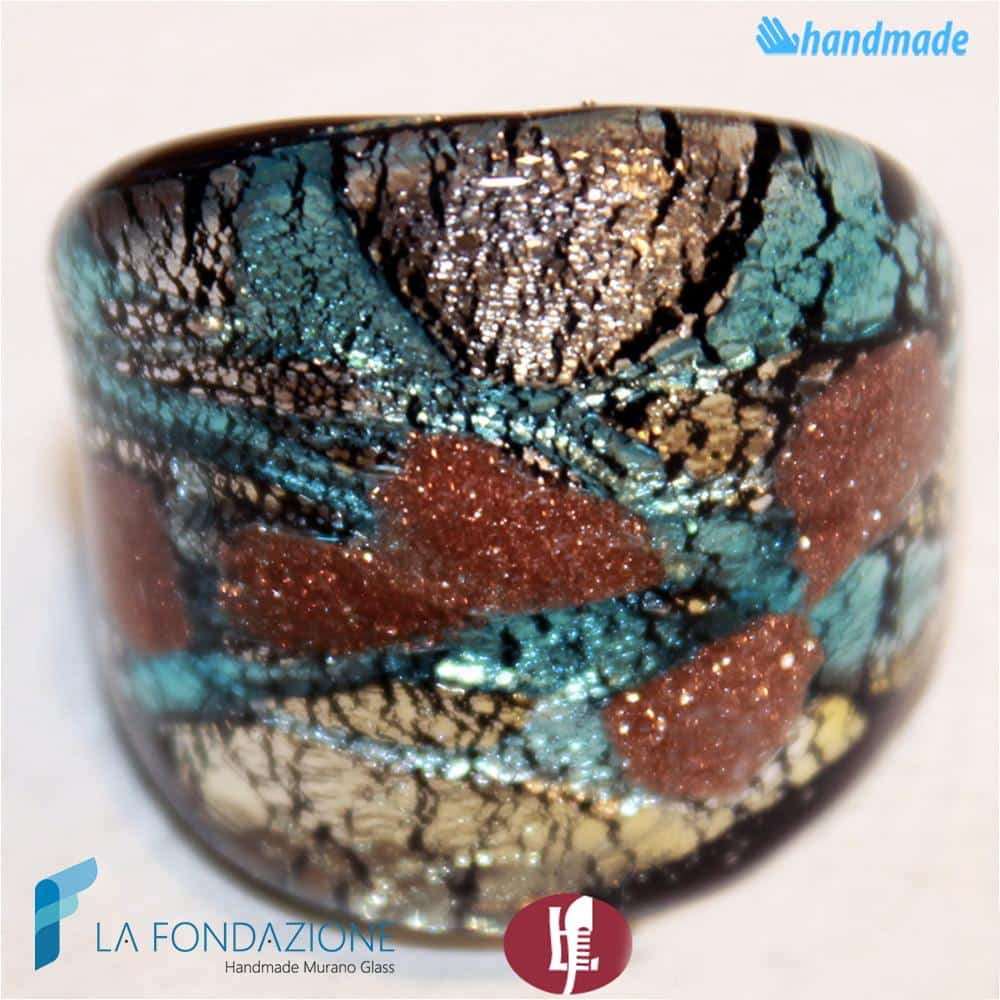 Anello a fascia Turca con avventurina | La fondazione snc | RINGS0020