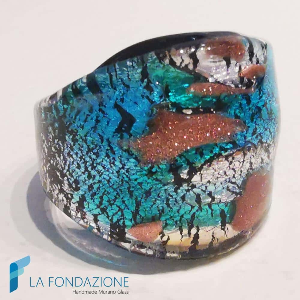 Anello a fascia Turca con avventurina | La fondazione snc | RINGS0020