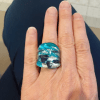 Anello Frozen a fascia con avventurina | La Fondazione snc | RINGS0076