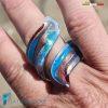 Anello a Nastro Turchese con avventurina | La Fondazione snc | RINGS0147