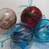Transparent Christmas balls with aventurine | La Fondazione snc | TMAS010
