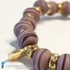 Elastic satin Diana bracelet with rhinestones - BRAC0091 - La Fondazione