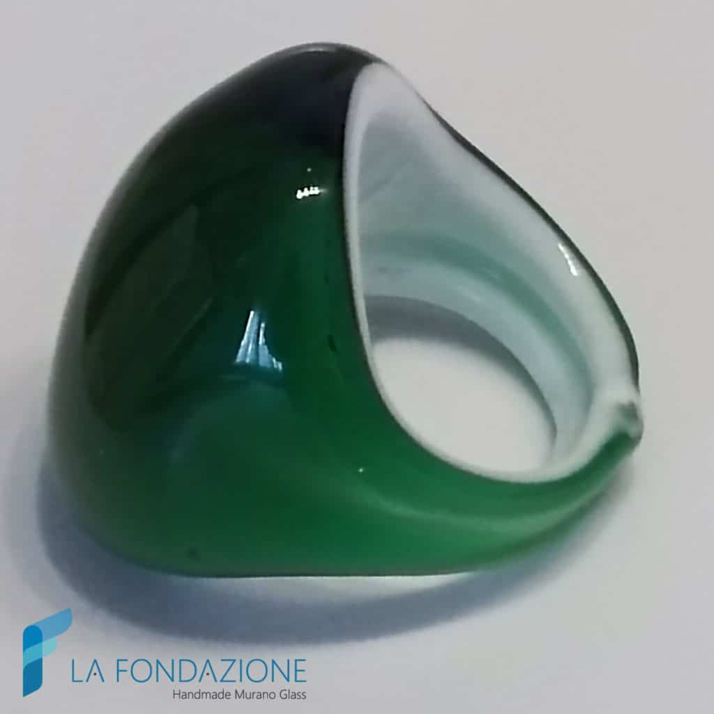 Anello a fascia Full Color - Verde | La Fondazione snc | RINGS0158