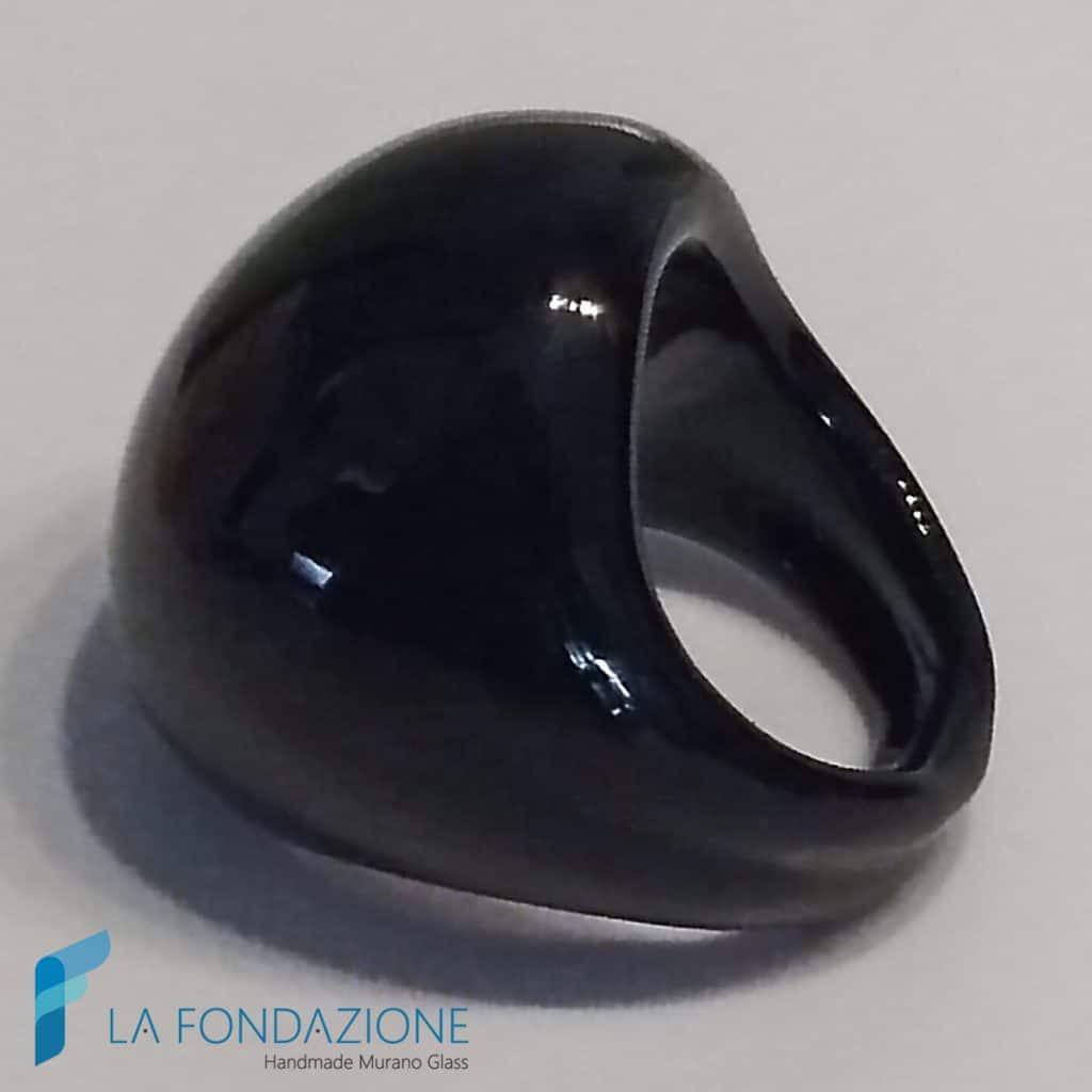 Anello a fascia Full Color - Nero | La Fondazione snc | RINGS0158
