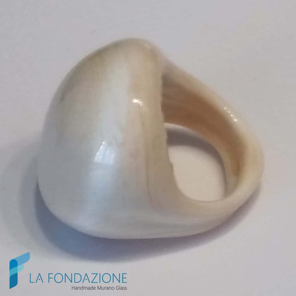 Anello a fascia Full Color - Bianco | La Fondazione snc | RINGS0158