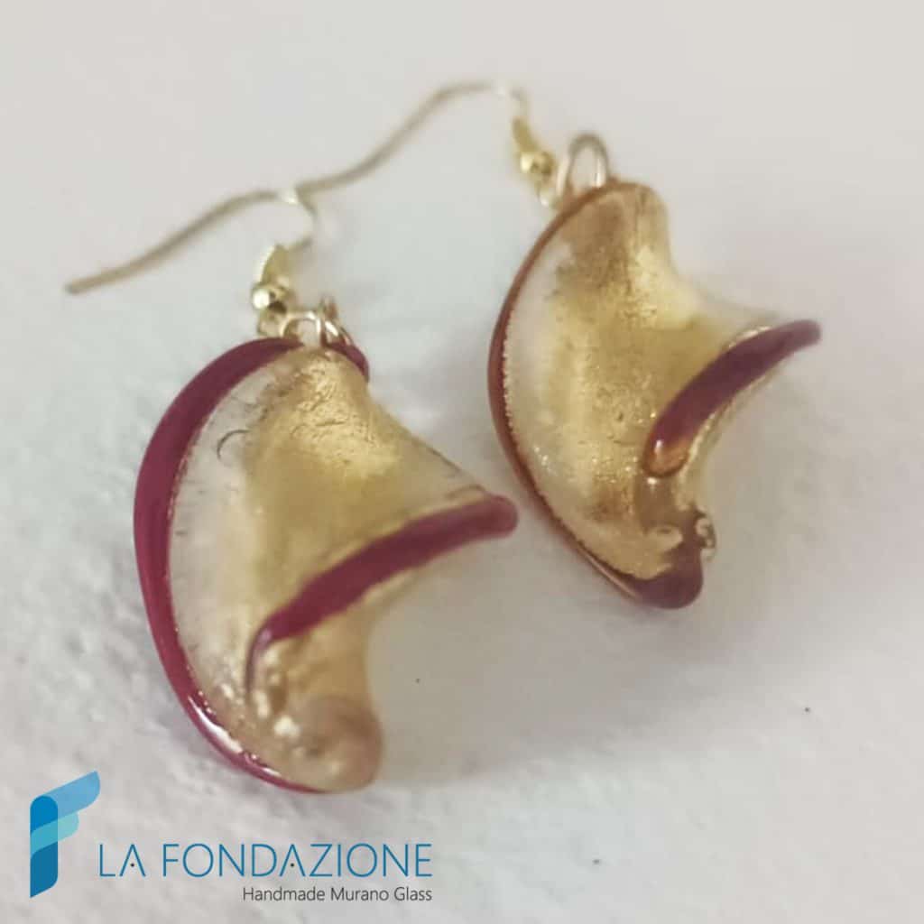 Orecchini Bisanzio Oro Rosso | EARRINGSC0069 | La Fondazione snc