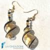 Orecchini Bisanzio Oro Nero | EARRINGSC0069 | La Fondazione snc