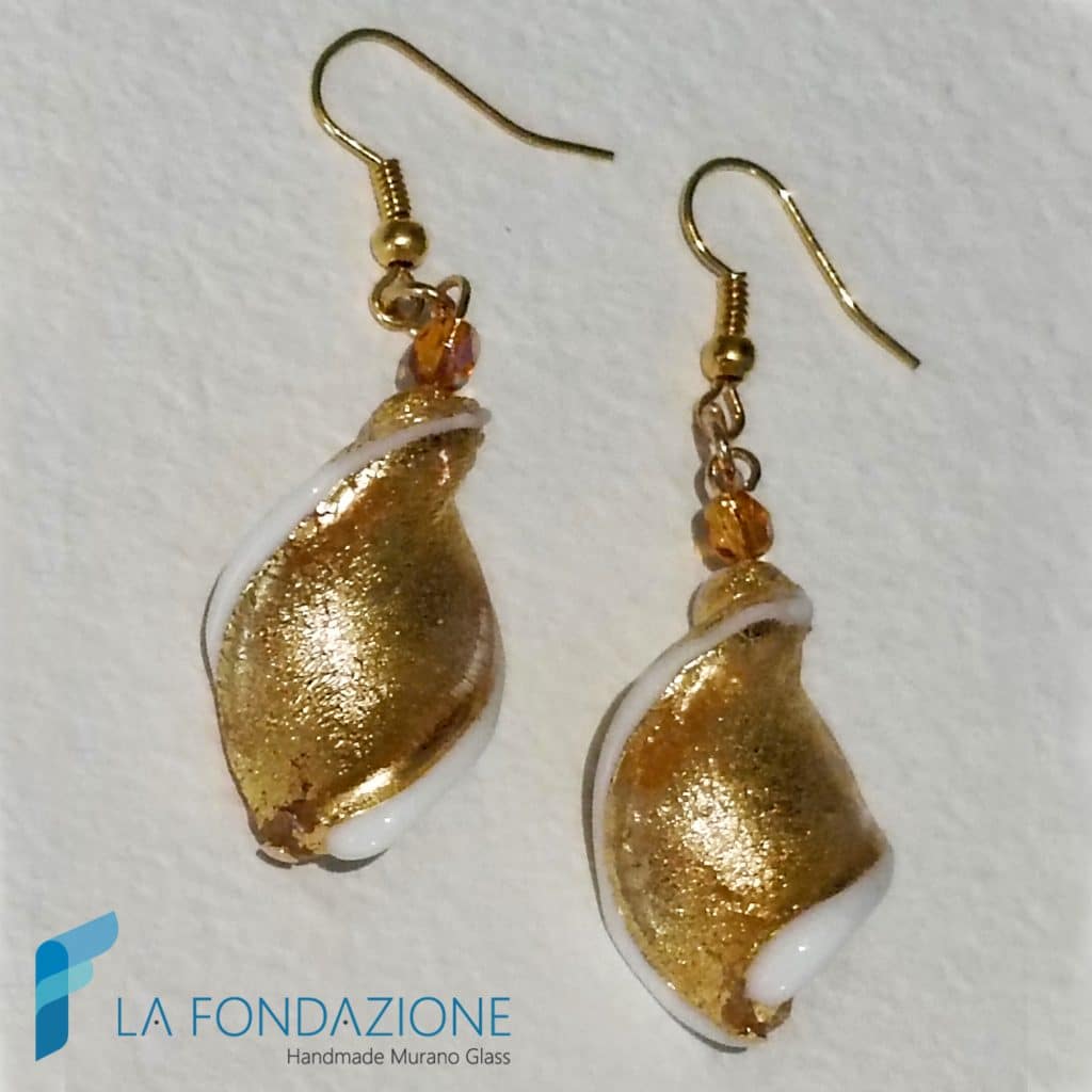 Orecchini Bisanzio Bianco | EARRINGSC0069 | La Fondazione snc