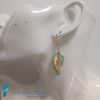Orecchini Bisanzio Bianco Verde Acqua | EARRINGSC0069 | La Fondazione snc