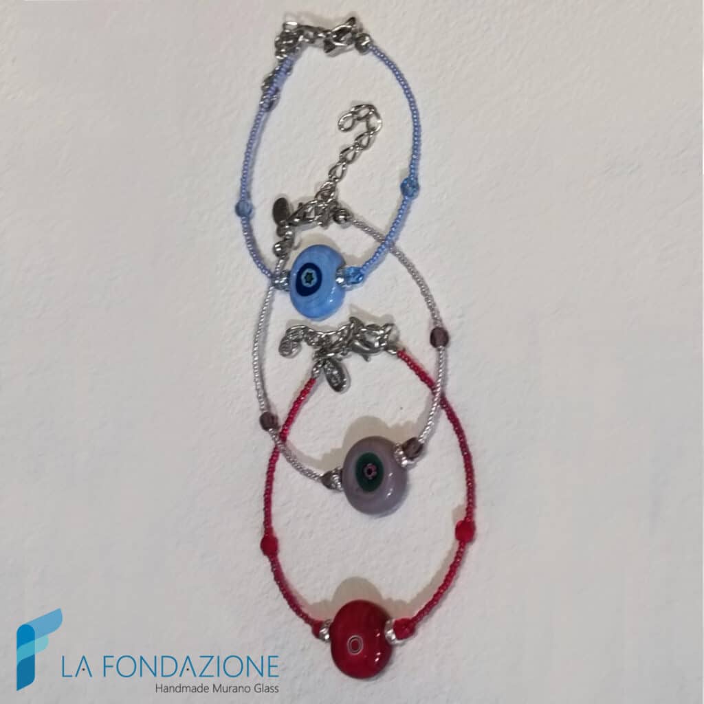 Set di Bracciali dell'amicizia con murrina | La Fondazione snc | BRAC0095