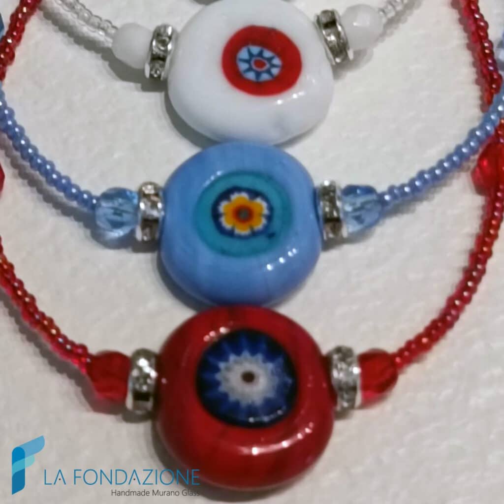 Set di Bracciali dell'amicizia con murrina | La Fondazione snc | BRAC0095
