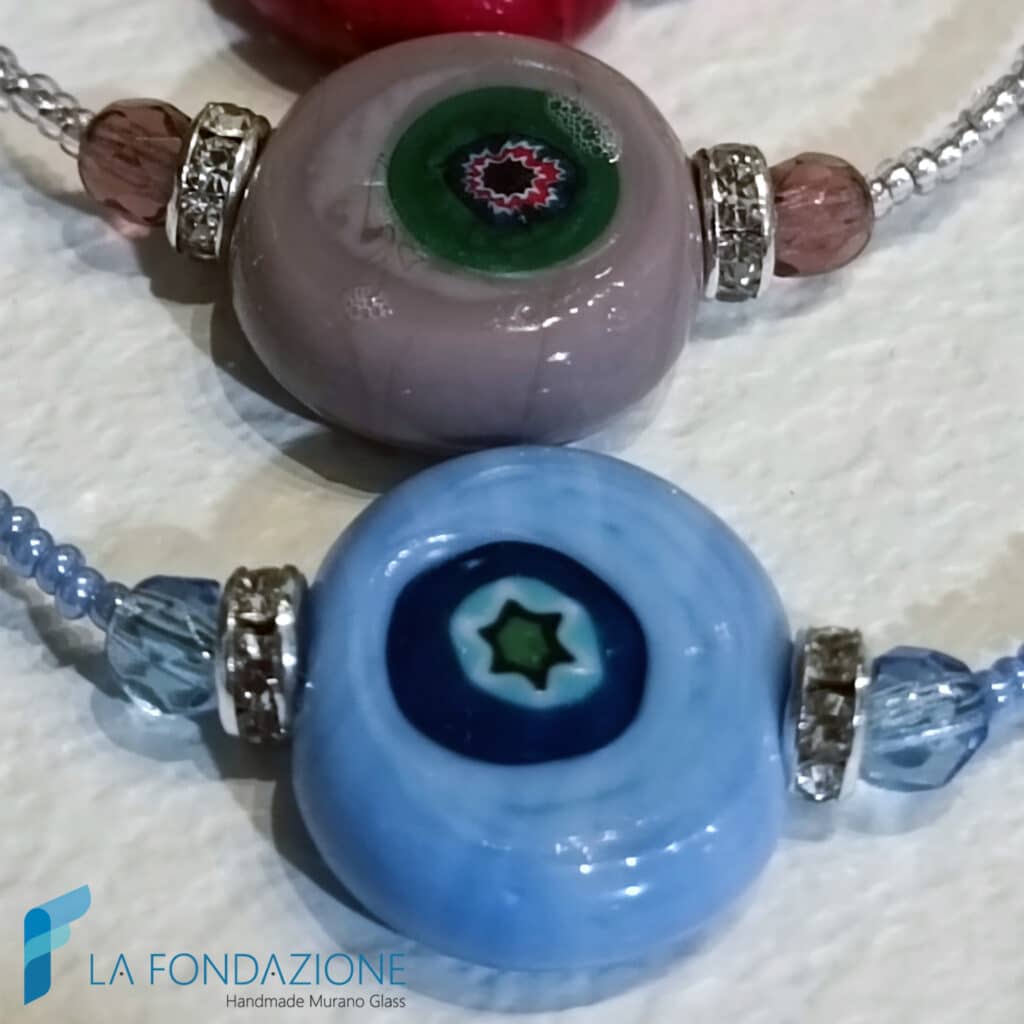 Set di Bracciali dell'amicizia con murrina | La Fondazione snc | BRAC0095