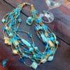 Collana Amalfi con avventurina e oro | La Fondazione snc | COLL0130