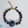 Deep Blue Phoenician Bracelet with Aventurine | BRAC0096 | La Fondazione snc