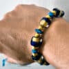 Adjustable Capri Bracelet with Gold | BRAC0097 | La Fondazione snc