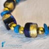 Adjustable Capri Bracelet with Gold | BRAC0097 | La Fondazione snc