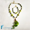 Parure Amazzonia con Collana e bracciale con avventurina - PARU0068 - La Fondazione