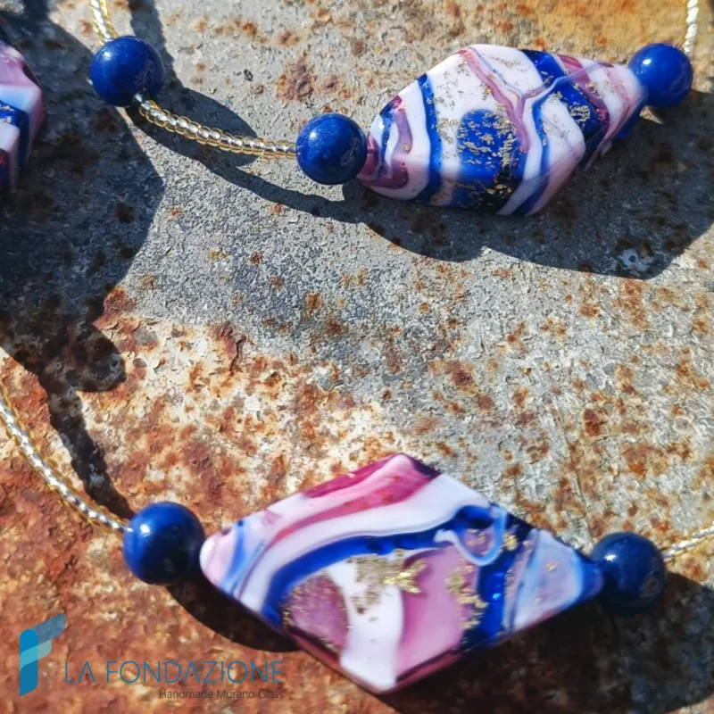 Parure Losanga Lady con collana, bracciale e orecchini - PARU0070 - La Fondazione