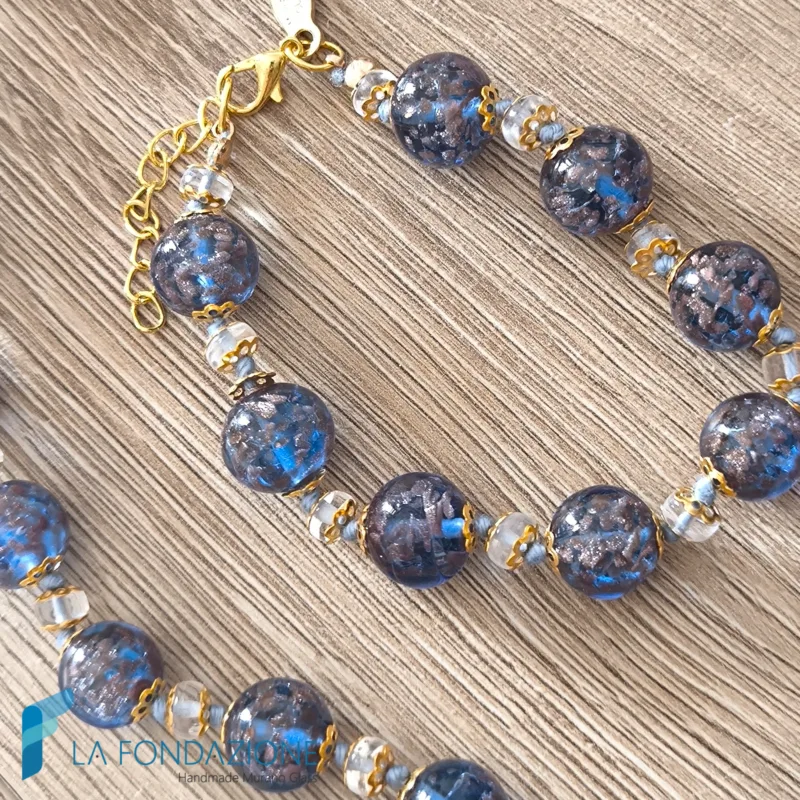 Parure Antica Murano con collana e bracciale - PARU0072 - La Fondazione