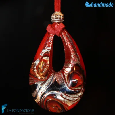 Lava vortex drop pendant
