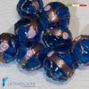 Perle Fiorato Veneziano Blu elettrico